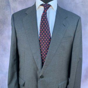 Saville Row 100% Virgin Wool - timeless classic - checked grey suit